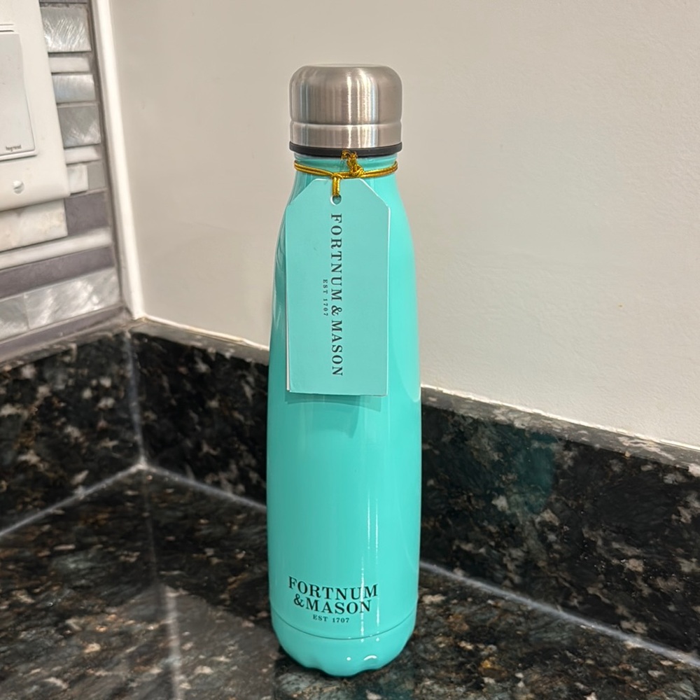 Fortnum & Mason Turquoise Water Bottle